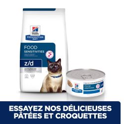 Chat z/d Food Sensitivities boite