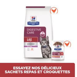 Chat i/d Digestive Care Kitten Poulet Sachet repas