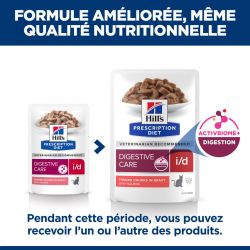 Chat i/d Digestive Saumon Sachet Repas