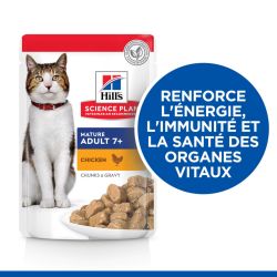 Science Plan Chat Mature Adult 7+ Poulet