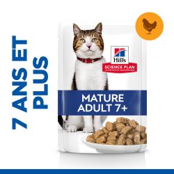 Science Plan Chat Mature Adult 7+ Poulet