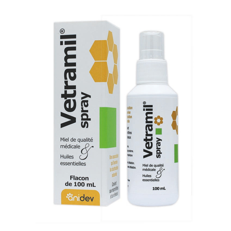 Anidev Vetramil – spray naturel protecteur - Multi-espèces