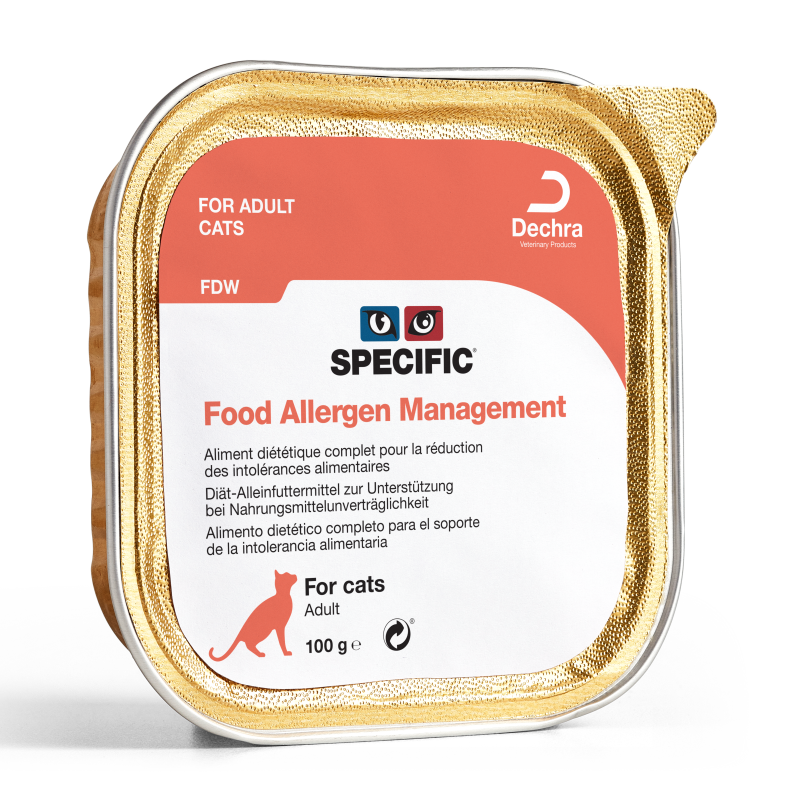 Pâtée Specific FDW Food Allergy Management pour chat hypoallergénique