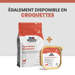Recommandation de croquette avec les terrines Specific CDW Food Allergy