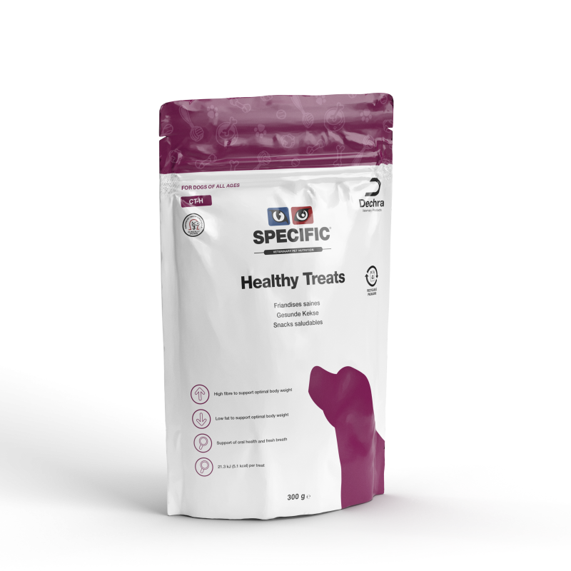 Friandises vétérinaires Specific CT-H healthy Treats pour tous les chiens à base de sucres lents