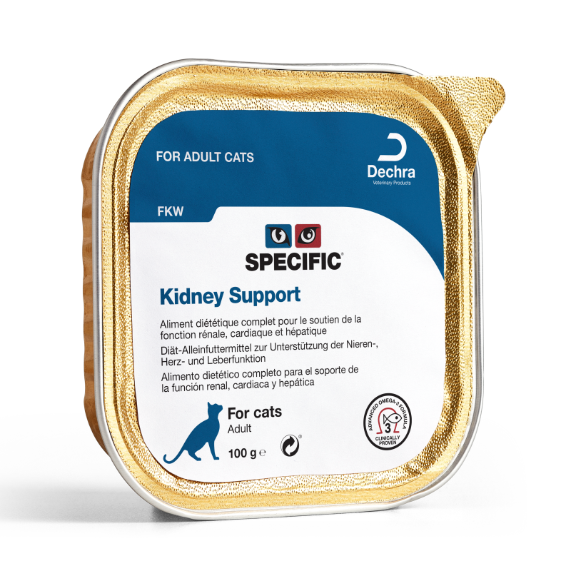 Specific FKW Kidney Support - Terrine Chat soutien de la fonction cardiaque et rénale