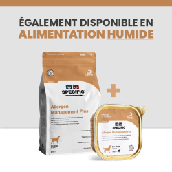 Croquettes et terrines pour chien souffrant d'allergies alimentaires et environnementales