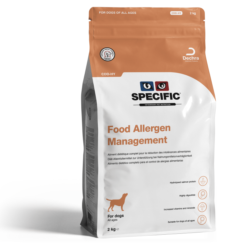 Croquette Specific CDD-HY - Chien adulte  gestion des allergies, intolérances alimentaires, affections gastro-intestinales.