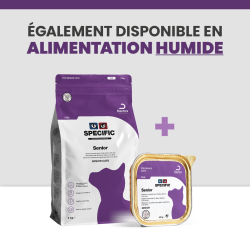 Croquette et Terrine pour chat senior de Specific Dechra.