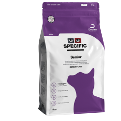Sac de 2kg croquette Specific FGD Senior formulée pour chat sénior.