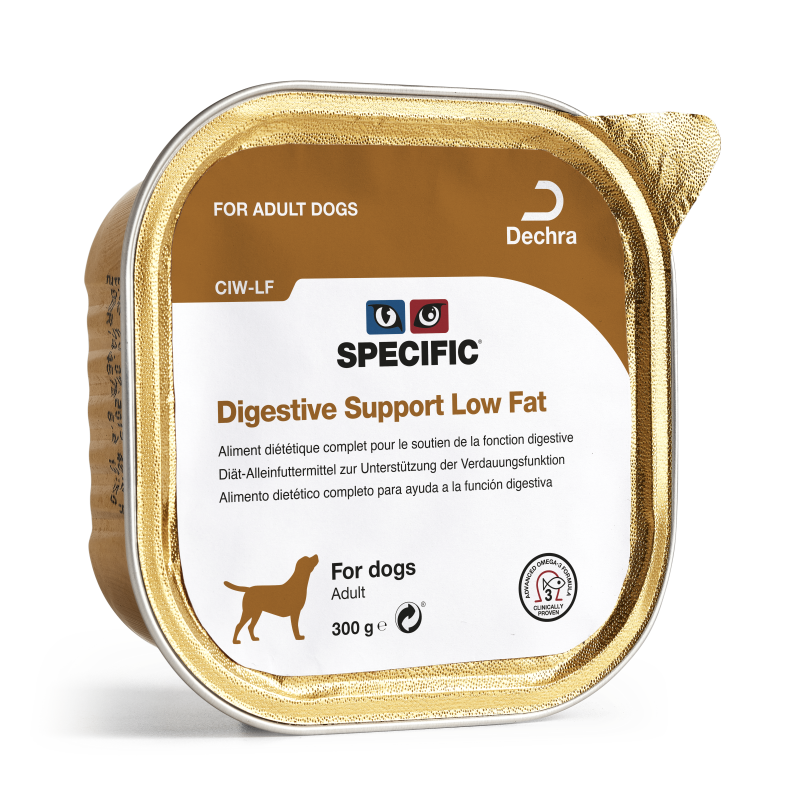 Specific CIW-LF Digestive Support Low Fat - Terrine pour chien avec troubles digestifs