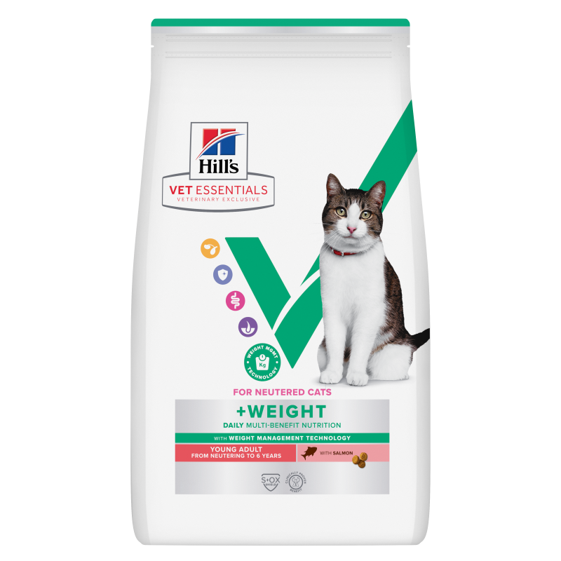 Vet Essentials Chat Multi-Benefit + Weight Young Adult Saumon
