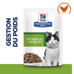 Metabolic + Mobility J/d Sachet repas pour Chat au Poulet