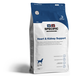 Specific CKD Heartkidney  7kg - Croquettes soutenant la fonction cardiaque et rénale chez le chien adulte ou sénior