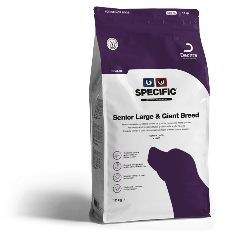 Sac de 12kg de croquettes Specific CGD-XL pour chien de grande race et race géante.