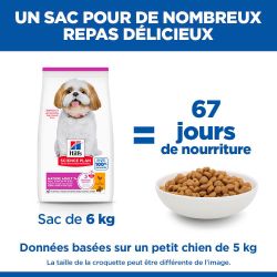 Chien Mature Adult 7+ Small & Mini Poulet