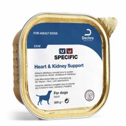 Terrine Specific CKW adaptée au chien  soutenant sa santé rénale, cardiaque et hépatique.