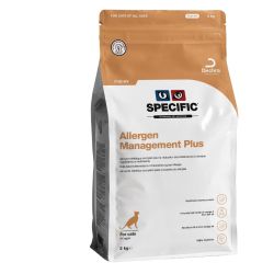 Sac de 2kg croquette chat Specific FOD-HY pour allergies alimentaires et environnementales.