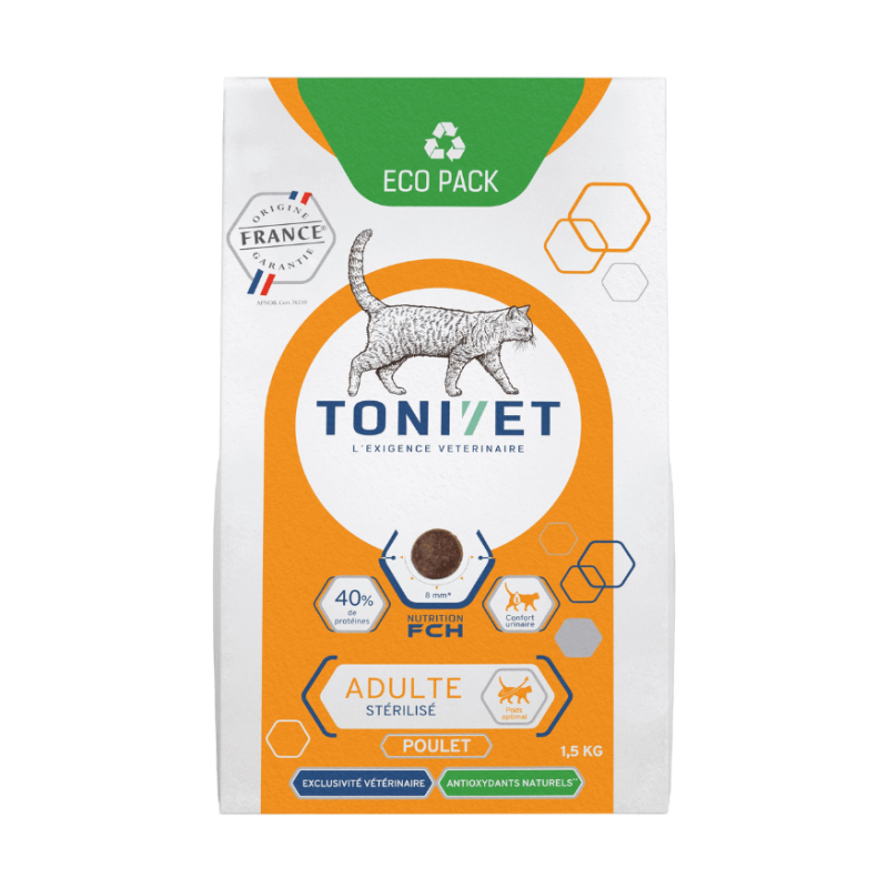 Tonivet Chat Adulte Poulet