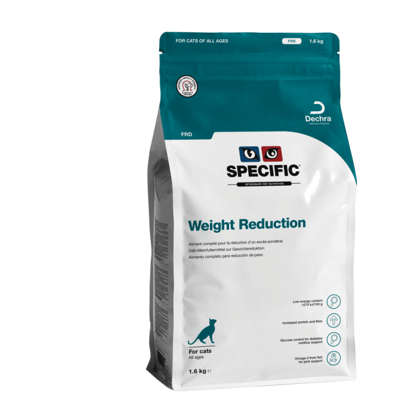 Sac de 1,6kg croquettes Specific FRD pour chat obèse