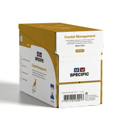 Carton d'Aliments Chat Specific FCW-P, Sachet fraicheur pour réduction des calculs de struvite.