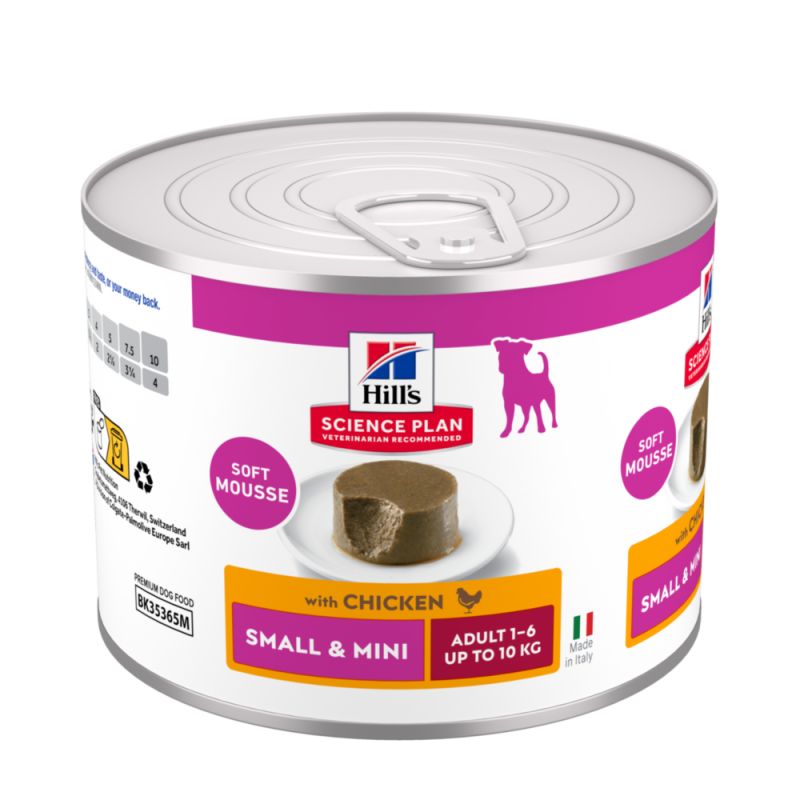 Chien Adult Small & Mini Mousse Poulet