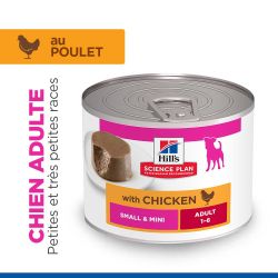 Chien Adult Small & Mini Mousse Poulet