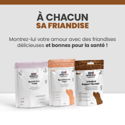 Friandise Specific Dechra adaptée au chien.