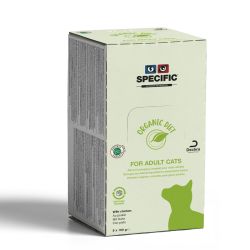 Boîte de terrines Specific Organic F-BIO-W Chicken pour chat