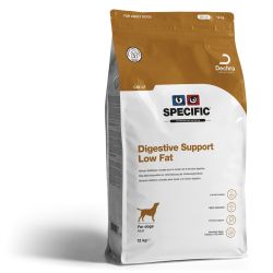 Sac de 12kg croquettes Specific CID-LF pour chien souffrant de trouble digestif avec un régime à faible matières grasses.