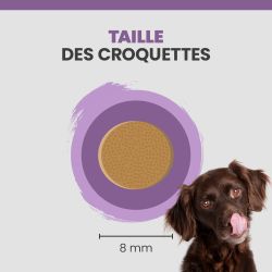 La taille d'une croquette Specific CGD-S est de 8mm.
