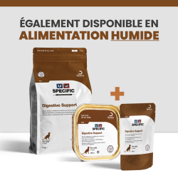Une alimentation complète avec les croquettes et les terrines pour chat souffrant de troubles digestifs et gastro-intestinaux.