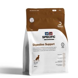 Sac de 400g de croquette Specific FID adaptée au chat souffrant de troubles digestifs et gastro-intestinaux.