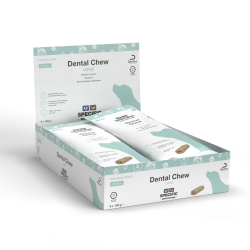 Boîtes de friandise Specific CT-DC-L pour la santé bucco-dentaire du chien.