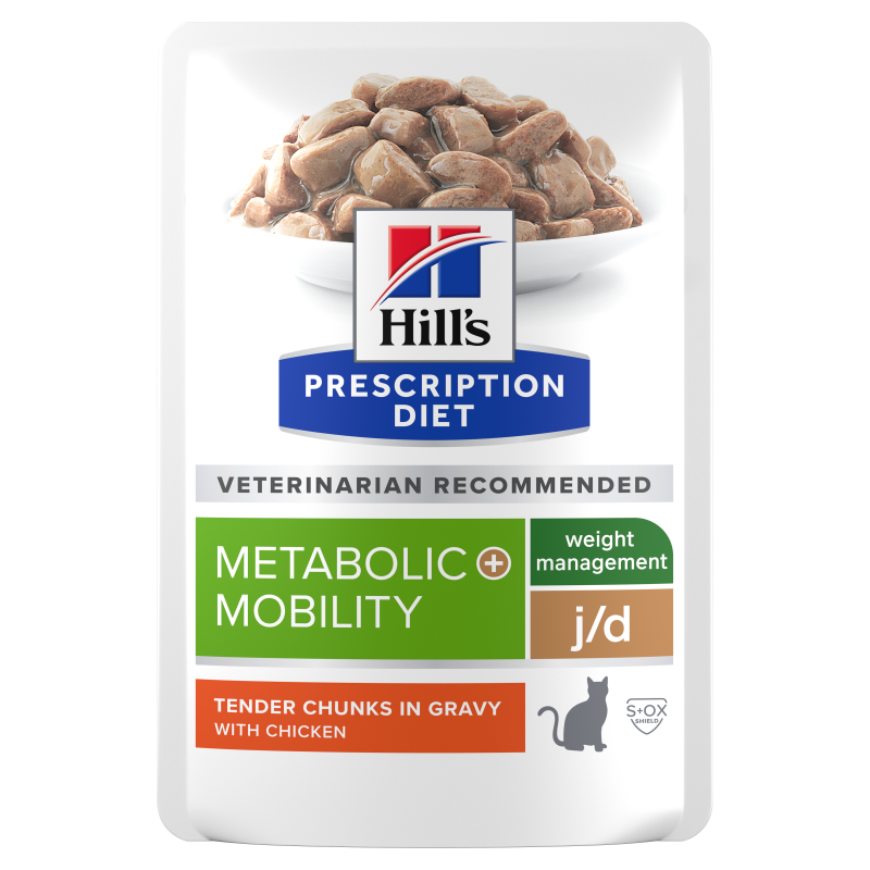 Metabolic + Mobility J/d Sachet repas pour Chat au Poulet