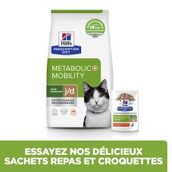 Metabolic + Mobility J/d Sachet repas pour Chat au Poulet