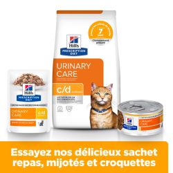 Chat C/D Urinary Multicare Poulet