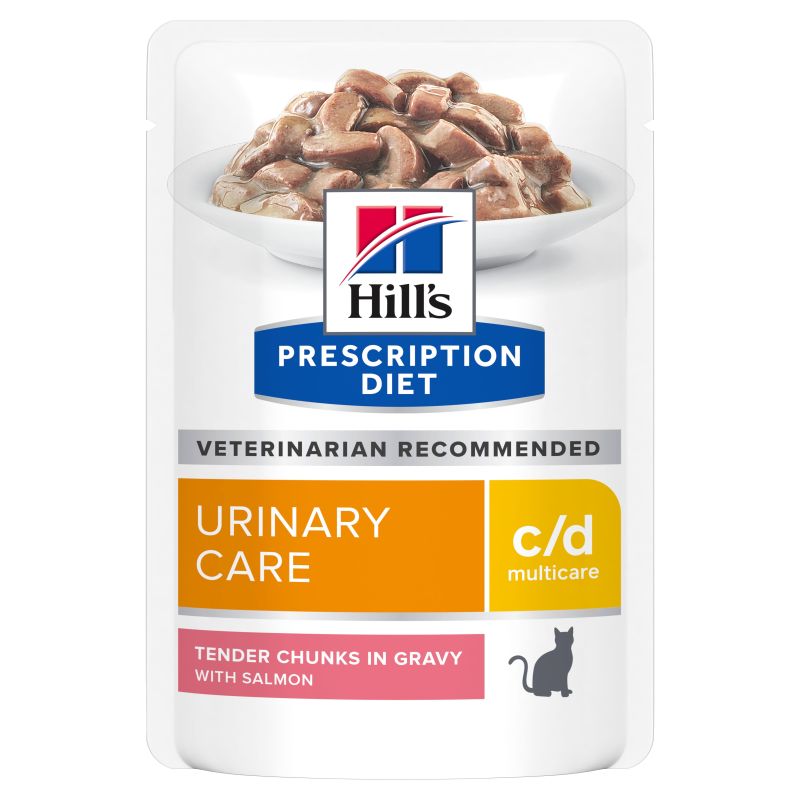 Chat c/d Urinary Multicare Saumon Sachet Repas