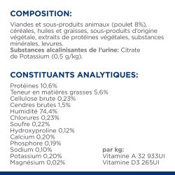 Chat c/d Urinary Multicare émincé boite