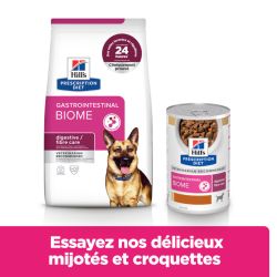 Chien Gastrointestinal Biome Mijotés Poulet & Carottes