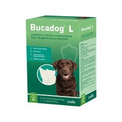 Lamelle à mâcher dentaire chien BUCADOG L