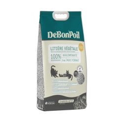 Litière végétale - Chat au Charbon actif | Debonpoil