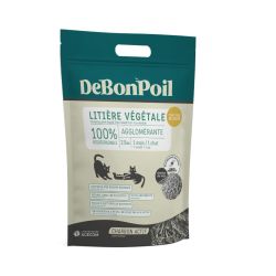 Litière végétale - Chat au Charbon actif | Debonpoil