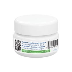 Dos de la boîte de complément alimenaire pour chat Floragest Virbac