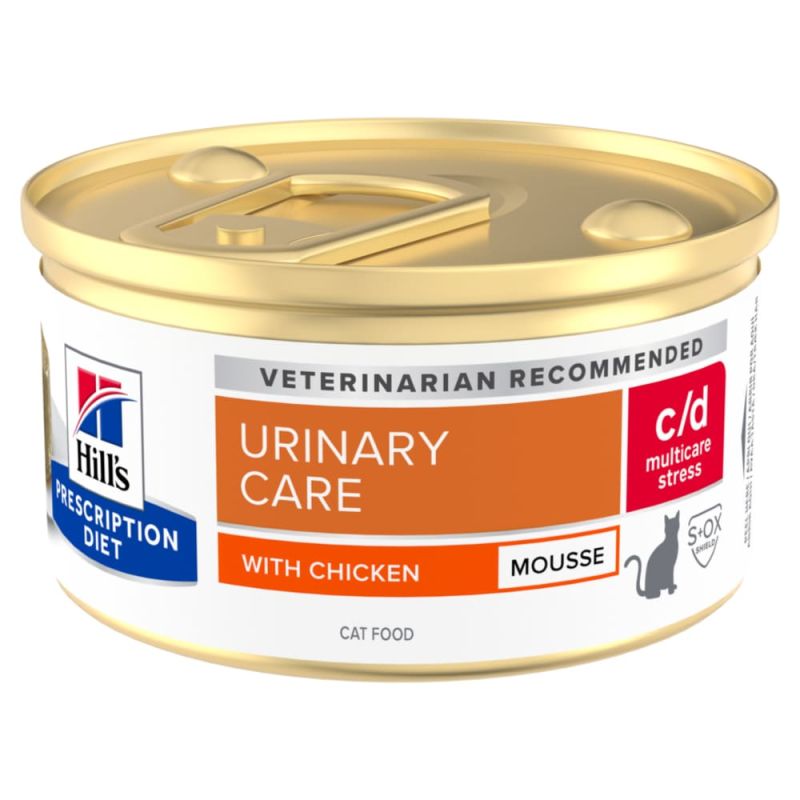 Pâtée pour chat ayant des troubles urinaires / Hill's Prescription Diet c/d Urinary Multicare Stress