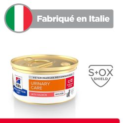 Lieu de fabrication da la pâtée Urinary Multicare Stress : Italie Hill's urinary saumon