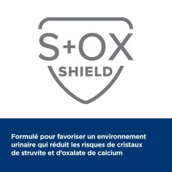 Formulation, favorisant un environnement urinaire qui réduit les risques d'oxalate de calcium et de cristaux de struvite
