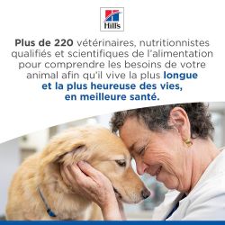 Plus de 220 professionnels de la santé des animaux travaillent au mieux pour comprendre les besoins de votre animal