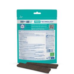 Dos du sachet de lamelles bucco-dentaires pour chien XS Veggiedent Fresh - Virbac