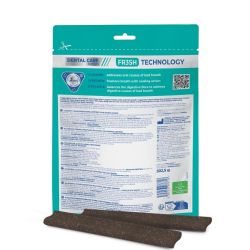 Dos du sachet de lamelles bucco-dentaires pour chien L Veggiedent Fresh - Virbac